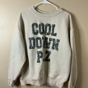 Aerie Beige Graphic Sweatshirt